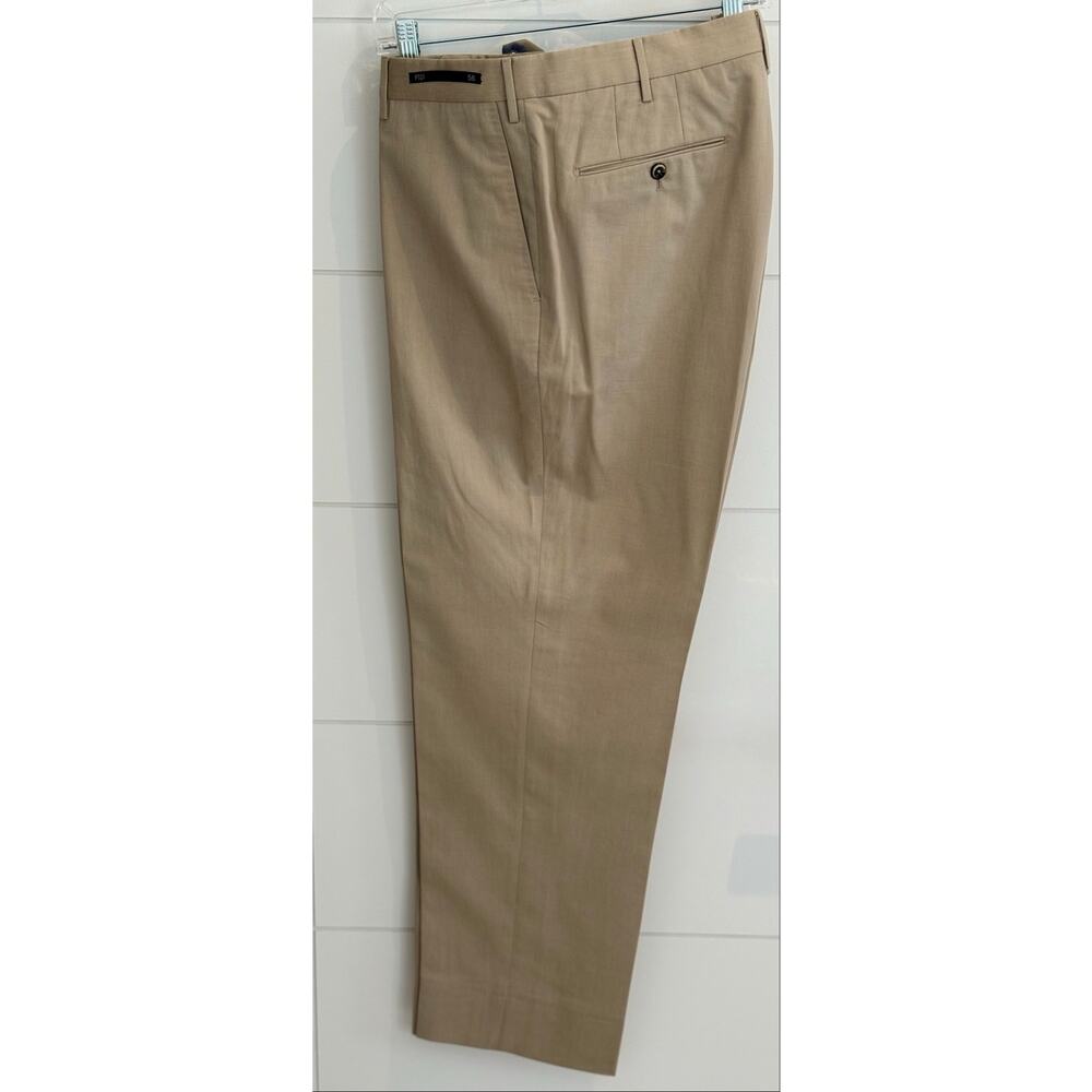 PT01 Men's Easy Fit Cotton/Wool Pants Beige 56 IT/40US